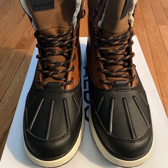 Aldo Men’s Flurry X Duck Boots in Brown and Black/Size 9/Winter Boots - Picture 8 of 10
